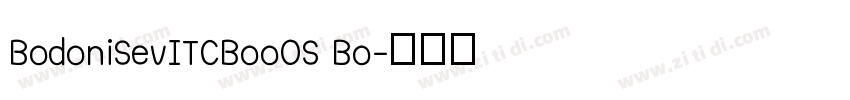 BodoniSevITCBooOS Bo字体转换